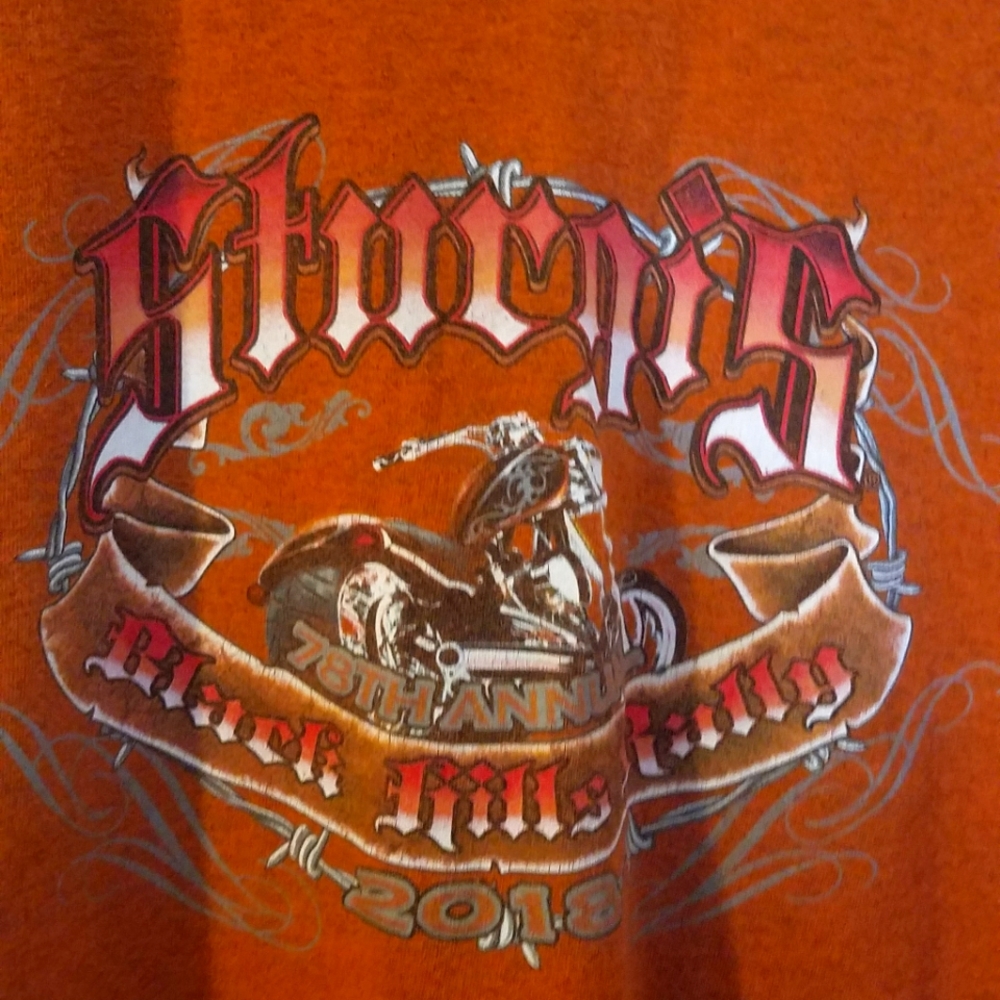 Gildan 2018 Sturgis Motorcycle Race T-Shirt Size XL